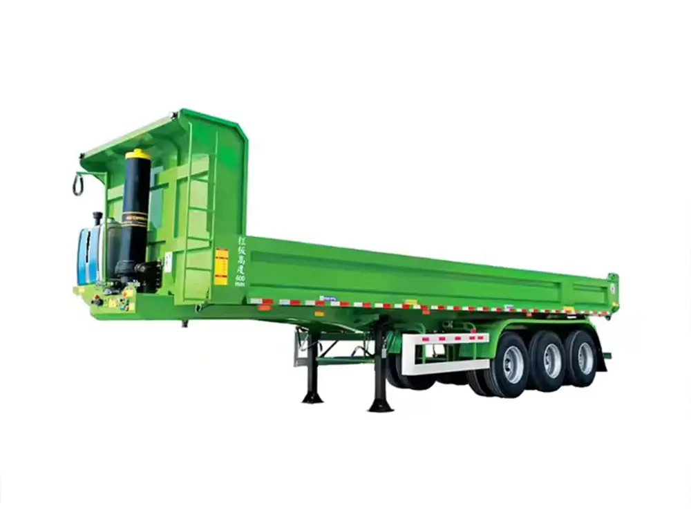 9.5m*2.55m*3.1m Long-distance Towing Trailer 40T Load Q345B